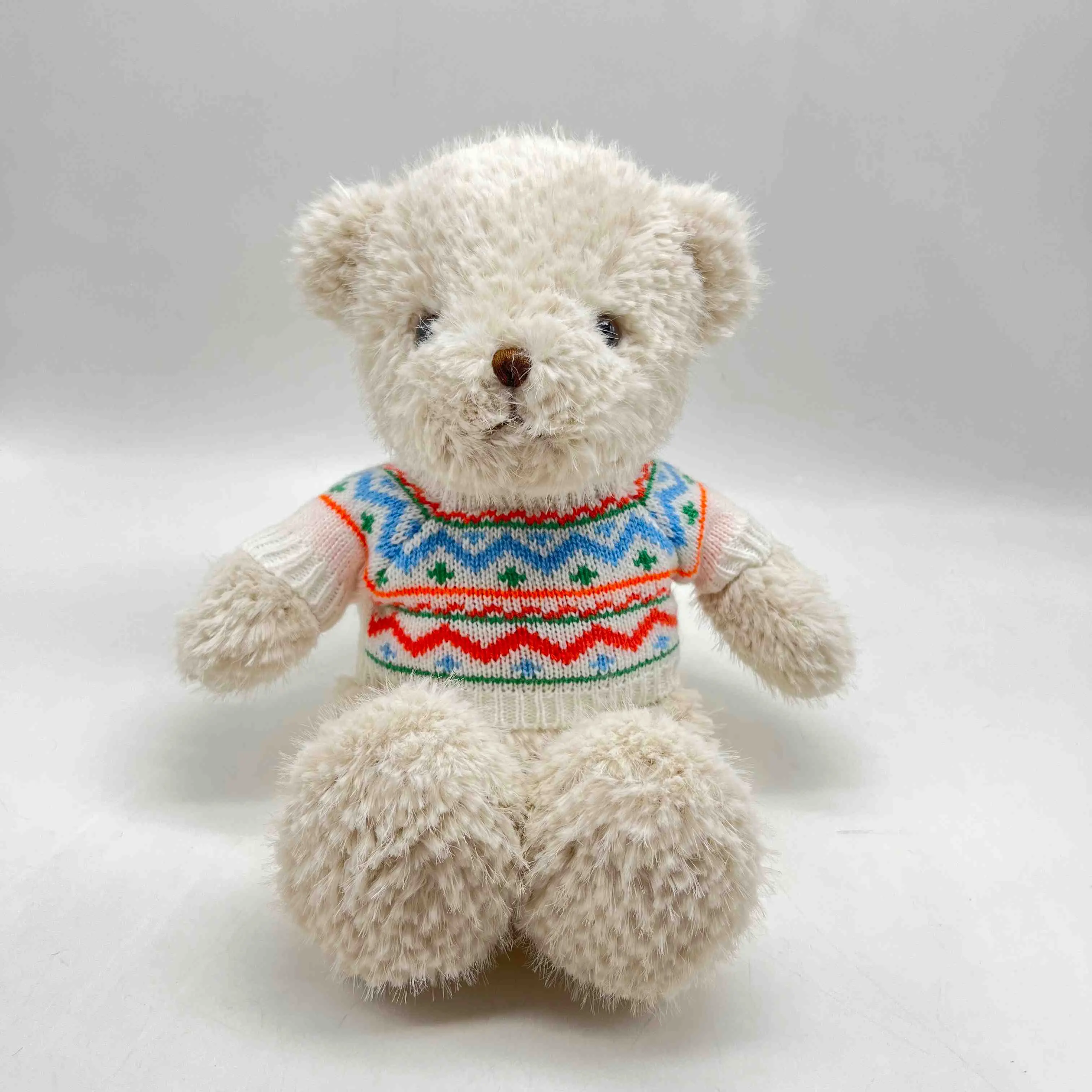 Wholesale Cute Sitting Teddy Bears in Sweaters - Multiple Colors, Soft Stuffed Animals for Kids & Gifts Manufacturer, Factories
