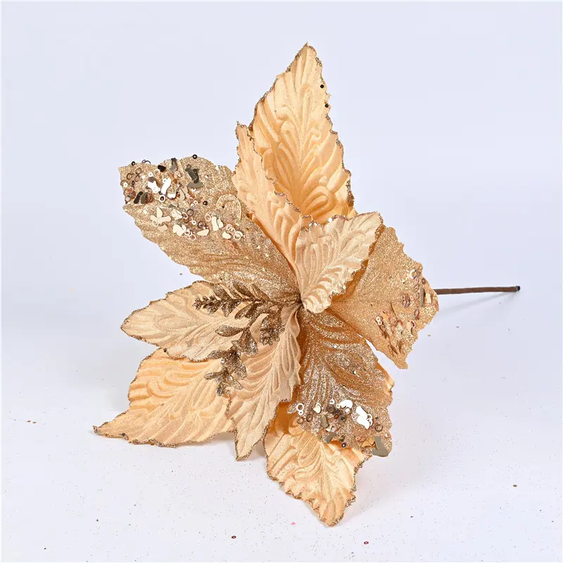 Wholesale Glittery Velvet Multicolor Artificial Flowers: Wedding & Holiday Decor