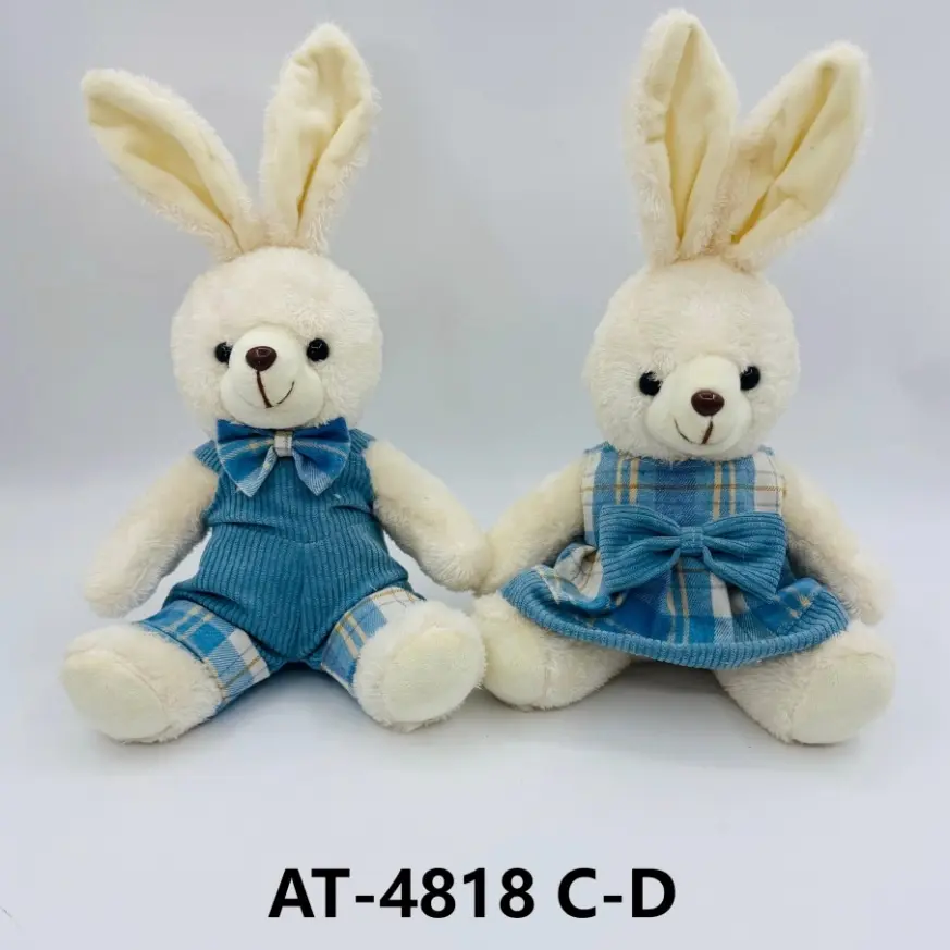 China Adorable Bunny Plush Pairs: Dressed in Cute Corduroy Outfits (Perfect Gifts!) Manufacturer, Factory