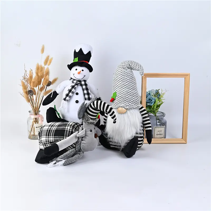 Wholesale Gnome Christmas Santa Snowman Reindeer Custom Handmade Gnomes Plush Table Decorations Christmas Decorations Manufacturers, Factories