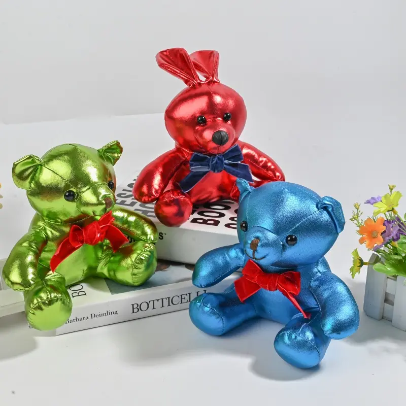 China Metallic Shiny Bear & Bunny Toys - Colorful Stuffed Animal Gifts Suppliers, Factories