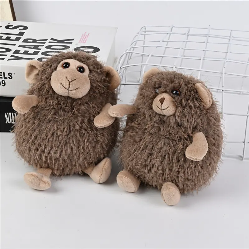 Wholesale Luxury Fashion Creative Stuffed Animals Cute Lovely Hedgehog Shaped Plush Toys Bag Car Phone Pendant Keyring Supplier, Factories