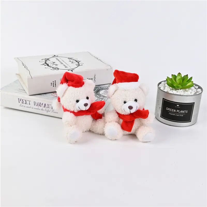 Wholesale CuLovely Soft Plush Stuffed Christmas bear for Kids Manufacturers, Factories