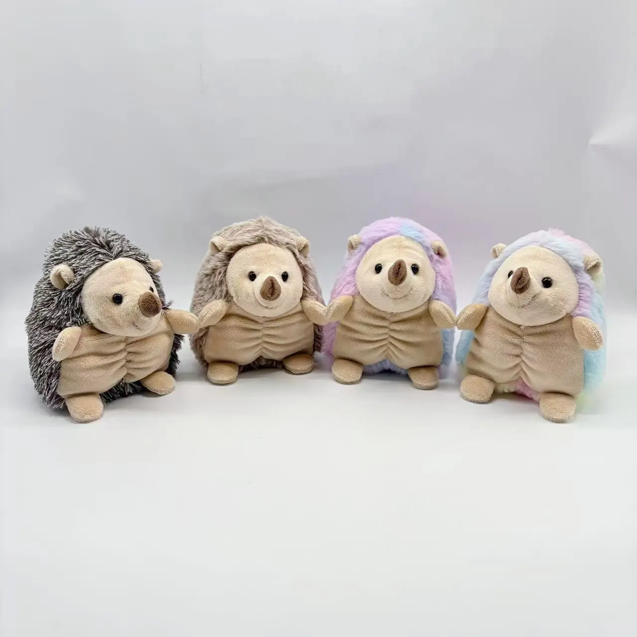Wholesale Fluffy Hedgehog Plush Toys | Multi-Color Set for Animal Lovers Manufacturer, Factory