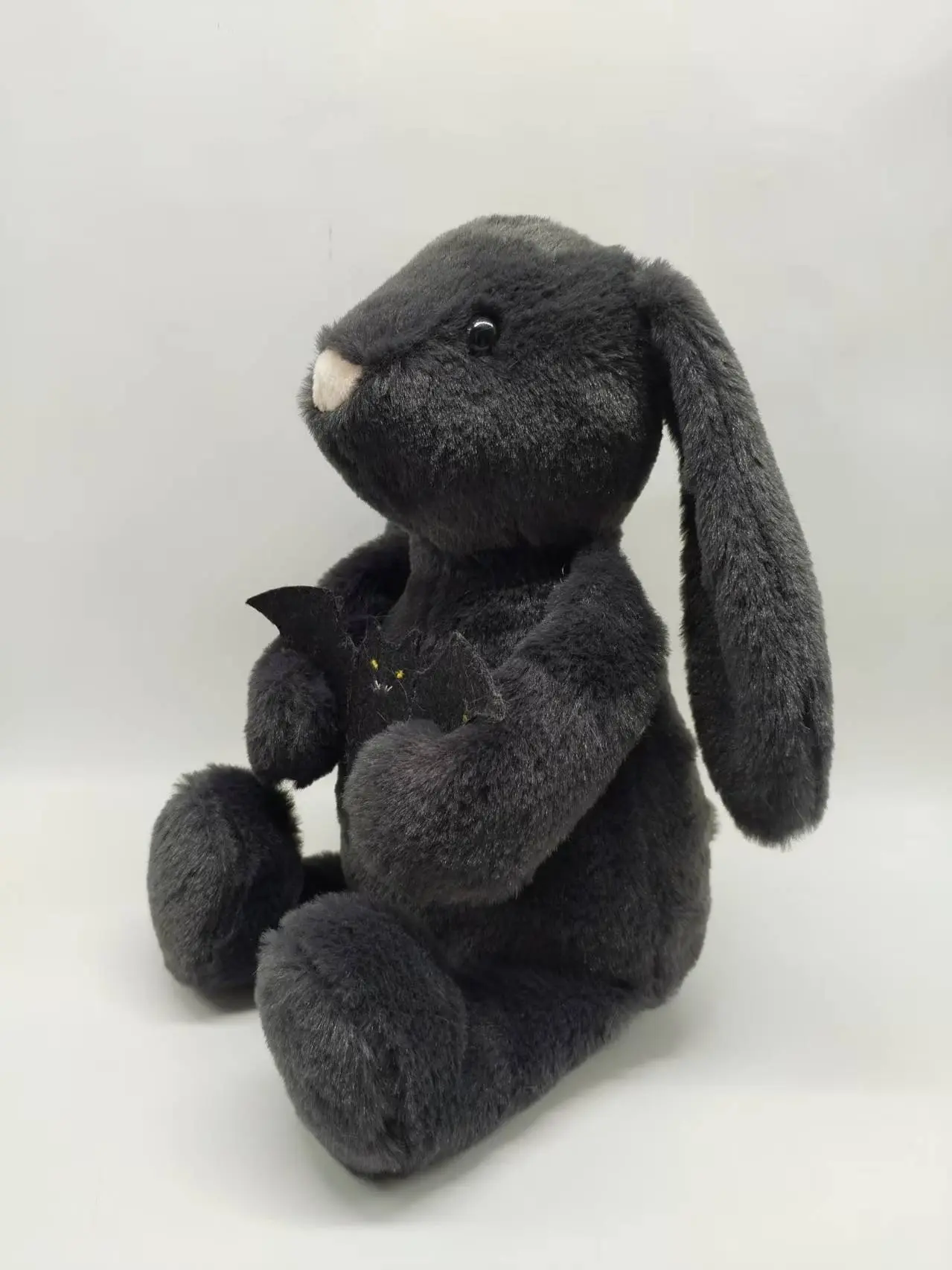 China Black Bunny Plush with Bat | Cute Stuffed Animal for Halloween & Play Factory, Factories