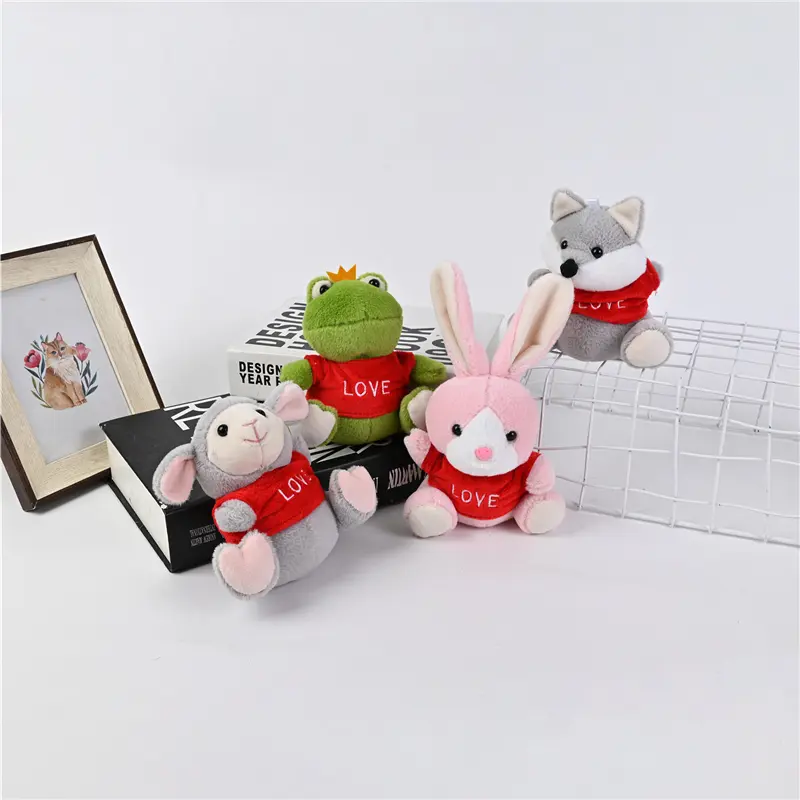 Wholesale Mini Soft Plush Keychain Custom Logo Dress up Cheap Promotion Plush Toys Suppliers, Factory
