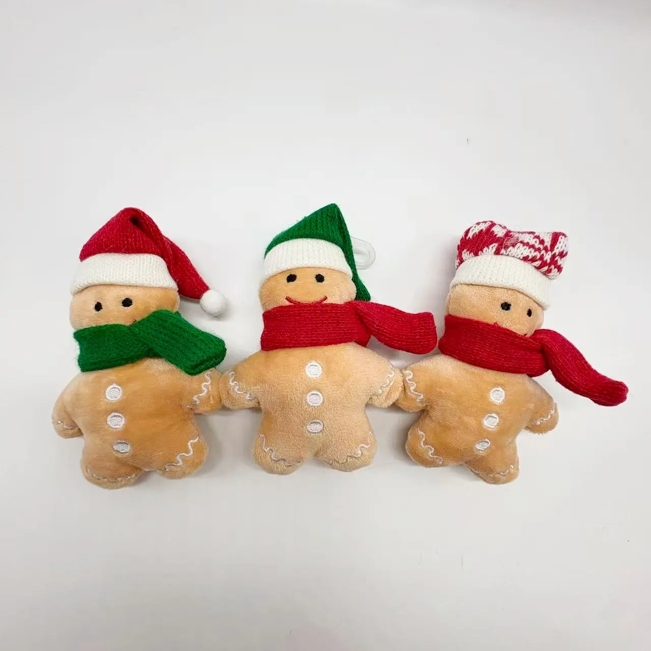 AT-5015ABC 11CM gingerbread man plush toy