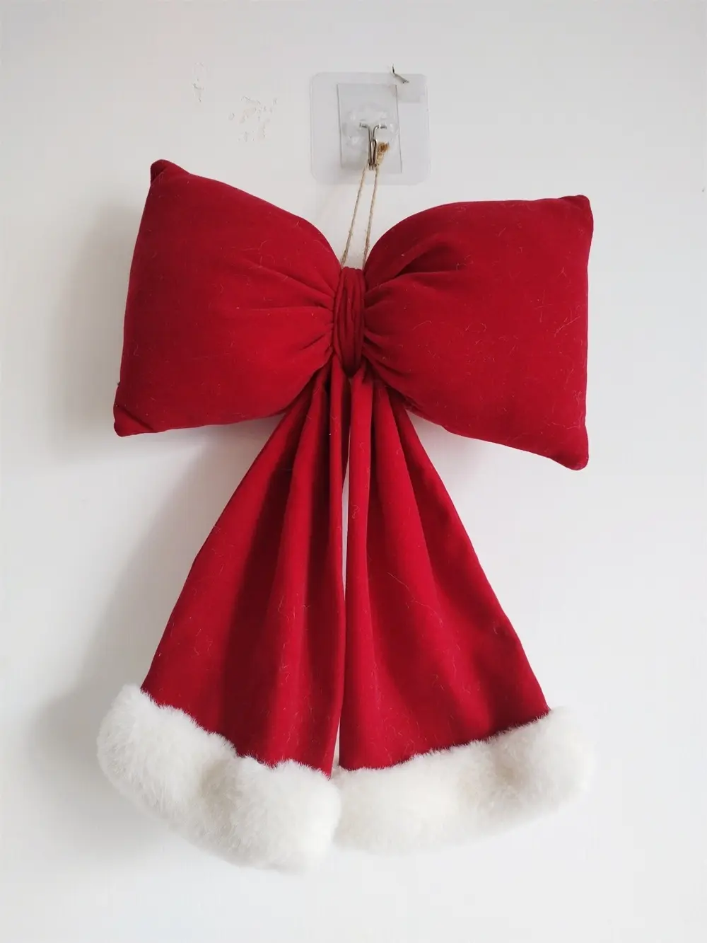China Christmas Red Bow Decorations – Plush Hanging Holiday Bow Decor Set Manufacturers, Suppliers