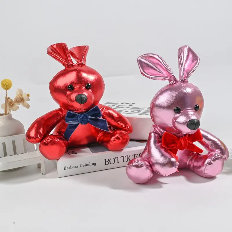 China Metallic Shiny Bear & Bunny Toys - Colorful Stuffed Animal Gifts Suppliers, Factories