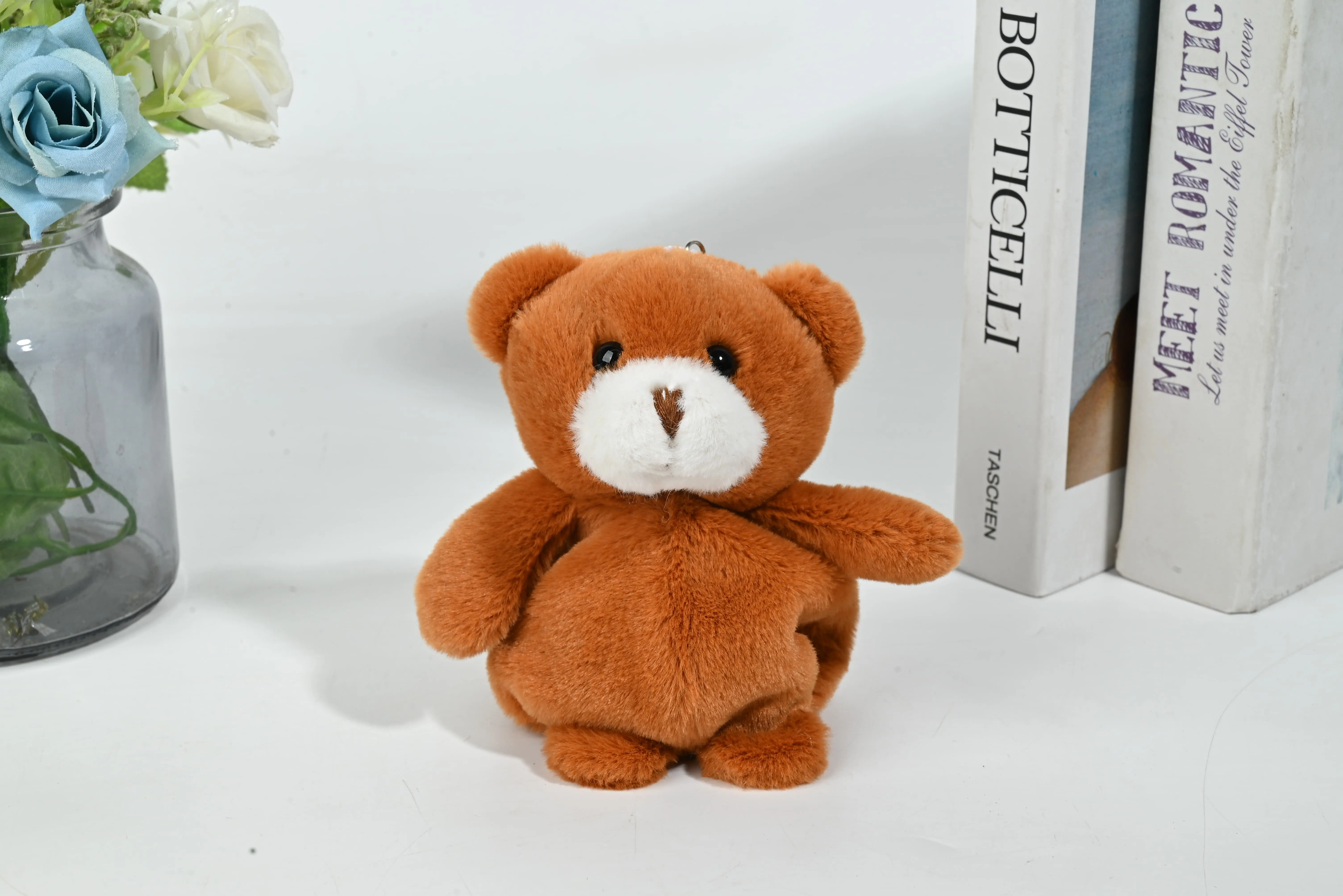 Wholesale 8-Pack Mini Plush Animal Keychain Set - Portable Stuffed Charms for Bags & Gifts Manufacturers, Supplier