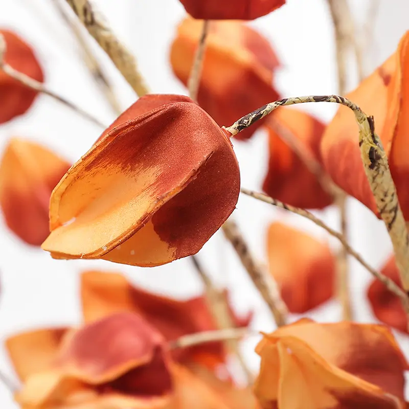 Wholesale 95cm\37inch Wedding Simulation Lantern Flower artificial Lantern Fruit Wholesale Faux Flowers Real Touch Lantern Flowers Valentine Fruit for Photography Decoration Props Flowers Manufacturers, Supplier