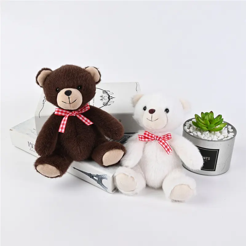 Wholesale OEM ODM Custom Cute 6.5 Inches Soft Plush Sitting Bear Stuffed Toys Manufacturer, Supplier
