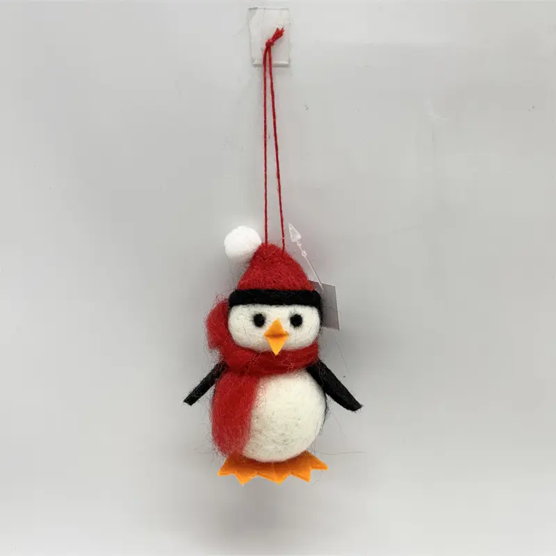 Wholesale Festive Woollen Christmas Snowman & Penguin Ornaments – Cute Holiday Plush Decorations Manufacturer, Factories