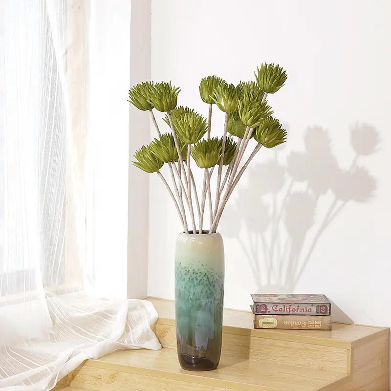Wholesale PE Artificial Emperor Flower Good Quality Dried Flower Wedding Bedroom Decoration Hot Sale Manufacturer, Suppliers