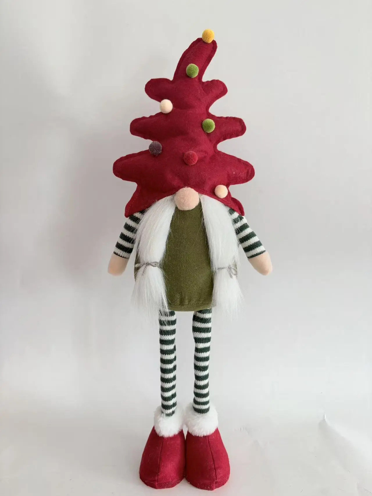 4-Pack Christmas Tree Gnome Set — extendable holiday decorations