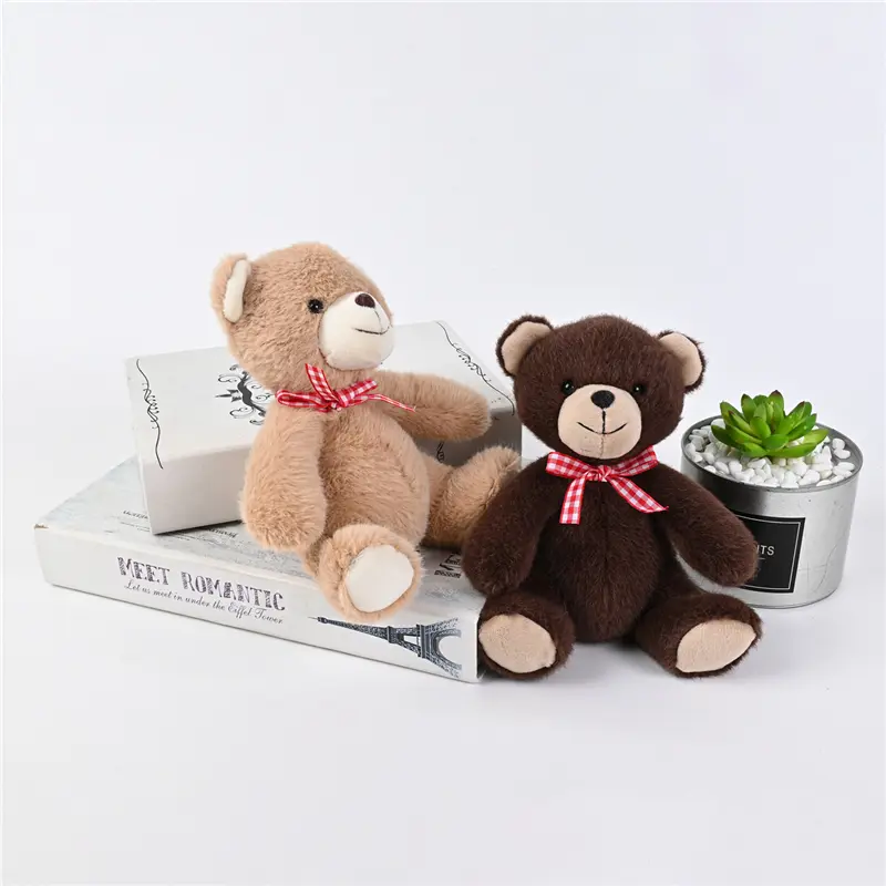 Wholesale OEM ODM Custom Cute 6.5 Inches Soft Plush Sitting Bear Stuffed Toys Manufacturer, Supplier