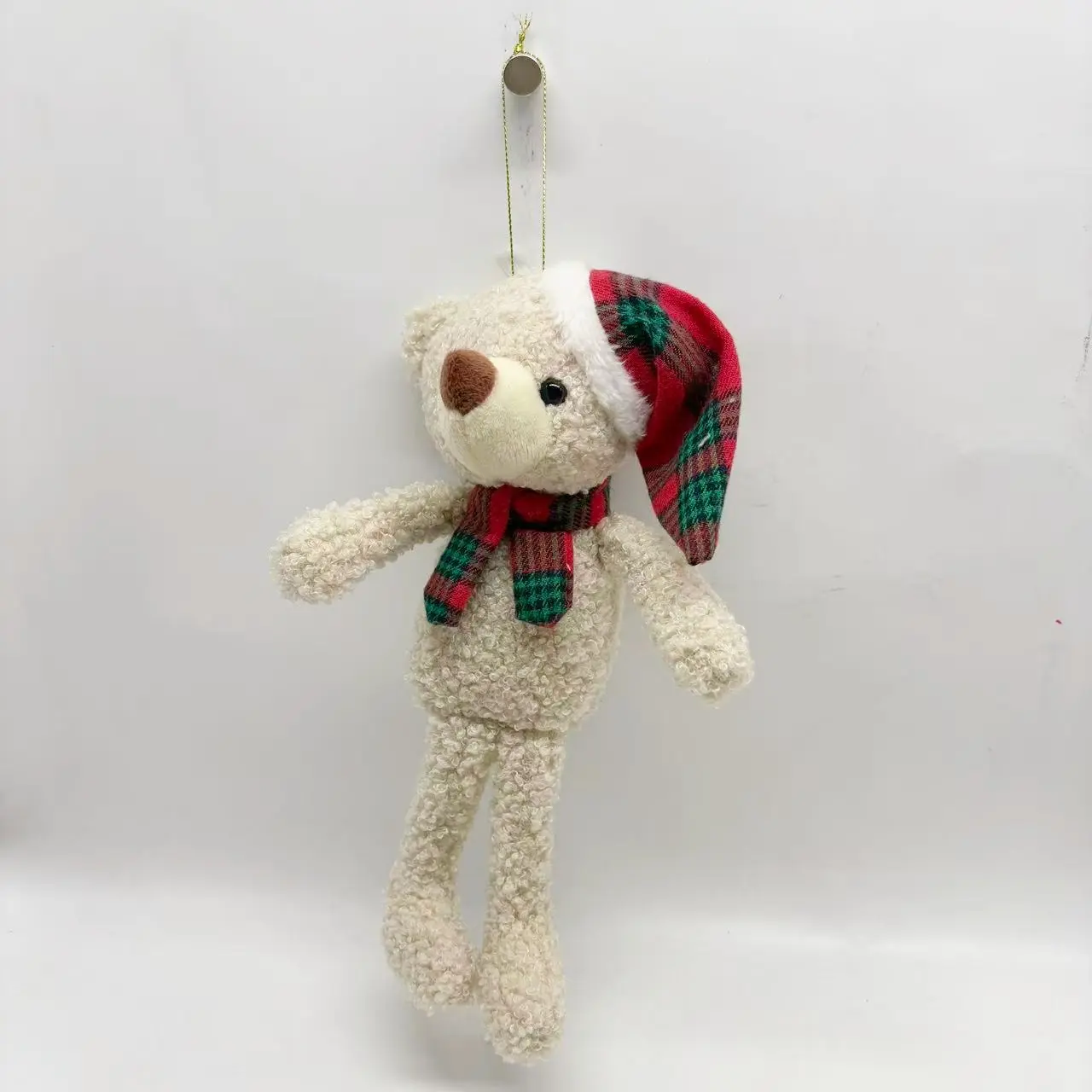 Wholesale Cute Bear Plush Ornaments with Scarf/Hat (Assorted Styles) Suppliers, Factories