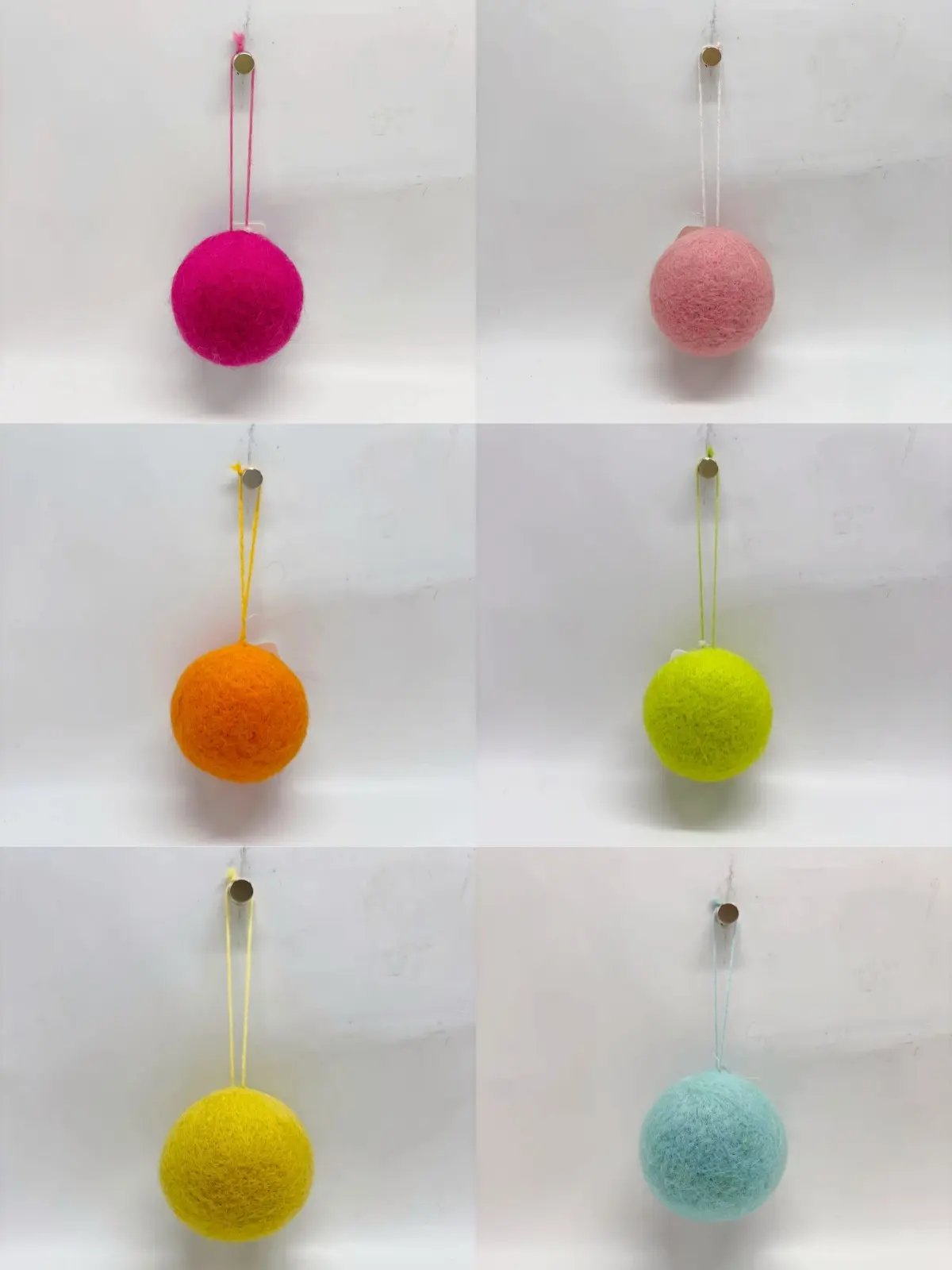 Wholesale Colorful Woollen Felt Ball Ornaments – Bright Hanging Plush Decor Set Supplier, Suppliers