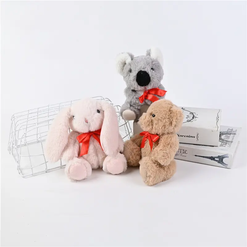 China Factory Wholesale Custom OEM/ODM Fashion High Quality Soft Stuffed Plush Toy 7 Inch Cute Recycled Koala Rabbit Bear