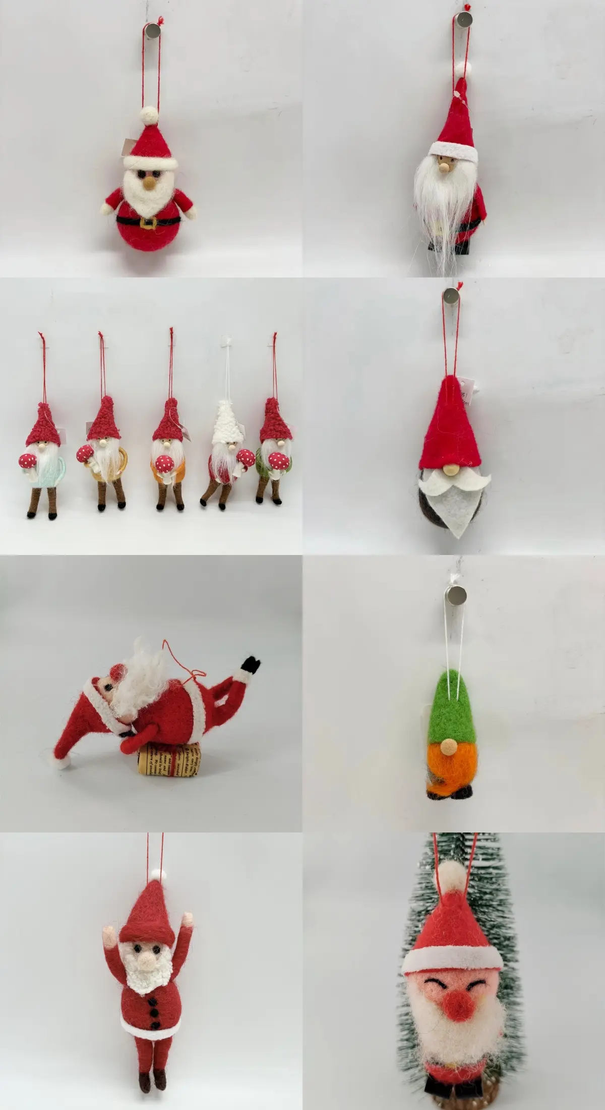 China Festive Woollen Santa Ornaments – Cute Holiday Felt Plush Decorations Suppliers, Factory