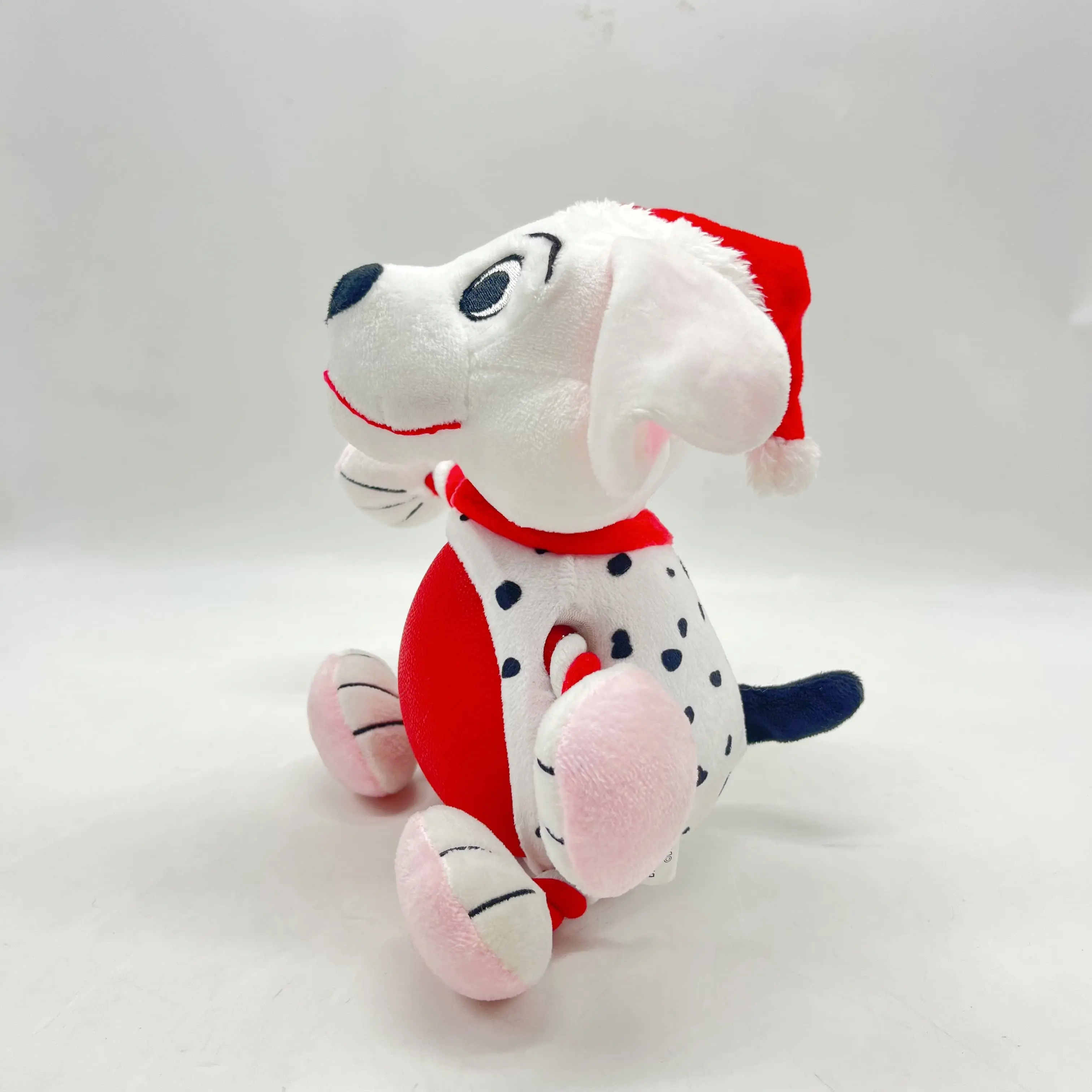 Wholesale Christmas Dalmatian Dog Chew Toy | Festive Plush with Rope Limbs Manufacturers, Supplier