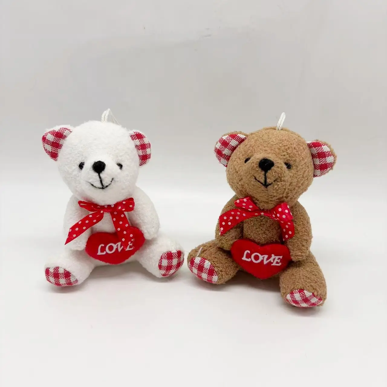 Wholesale Assorted Color Bear Plush with Love Heart Accent Suppliers, Factory