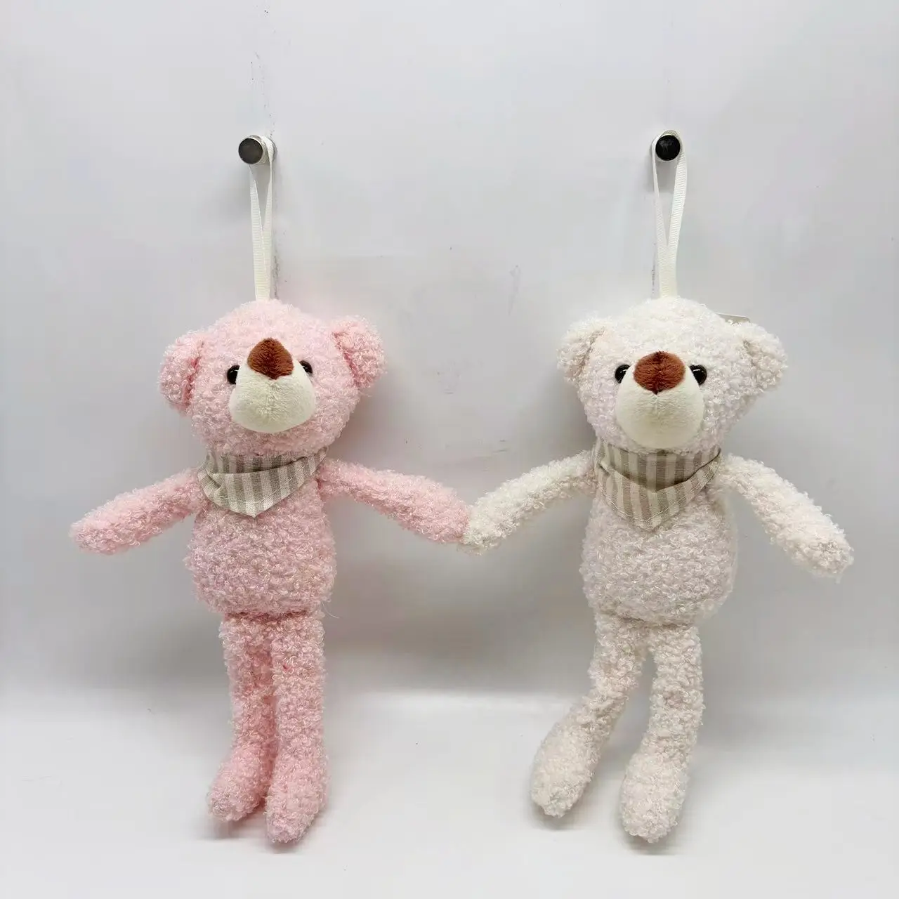 Wholesale Cute Bear Plush Ornaments with Scarf/Hat (Assorted Styles) Suppliers, Factories