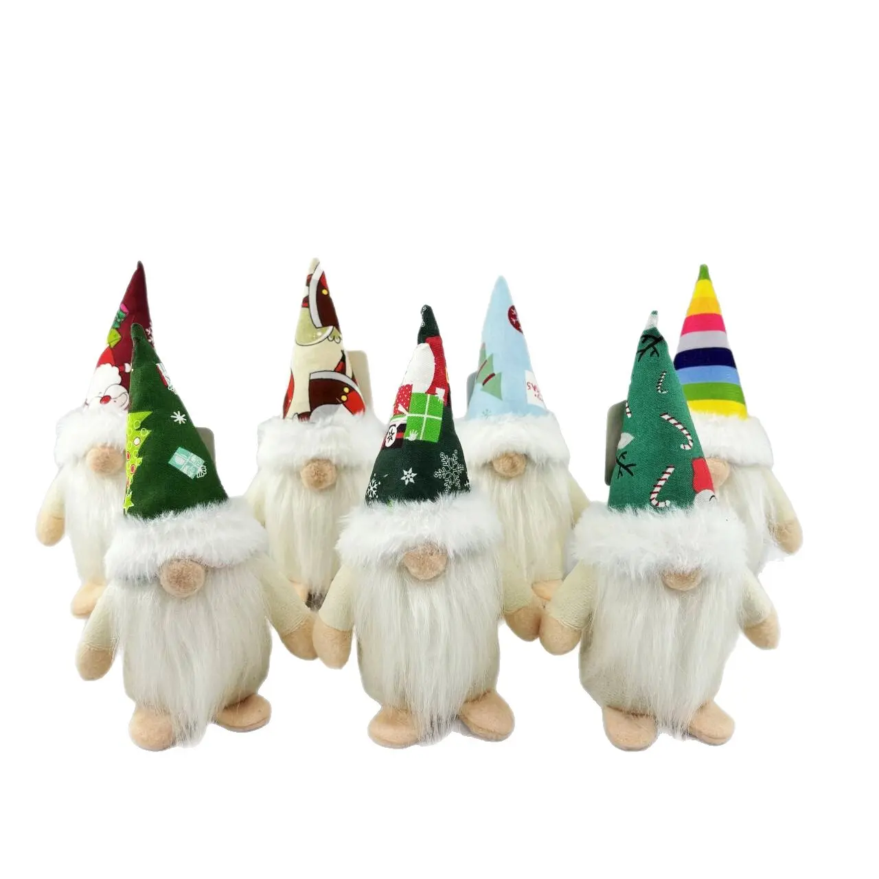 China 7-Piece Adorable Faceless Christmas Gnomes: Delicate Holiday Decor Manufacturers, Supplier