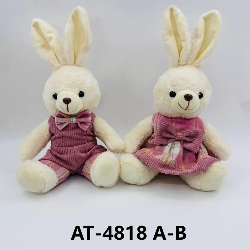 China Adorable Bunny Plush Pairs: Dressed in Cute Corduroy Outfits (Perfect Gifts!) Manufacturer, Factory