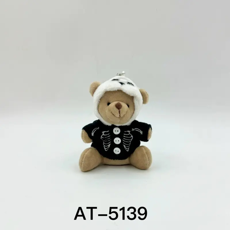 Spooky Cute Skeleton Teddy Bear — Halloween DIY plush toy