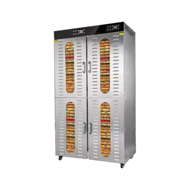 Desidratador de Alimentos Comercial Industrial de Grande Capacidade 80 Camada Fácil de Operar para Frutas, Legumes, Carnes, Ervas, Especiarias e Flores com Circulação de Ar Quente