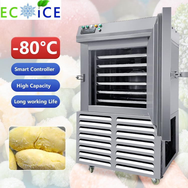 Congelamento Comercial Rápido Equipamento de Congelamento Rápido de Alta Qualidade para Peixes Frescos Preço de Congelador de Congelamento Rápido para Frutos do Mar