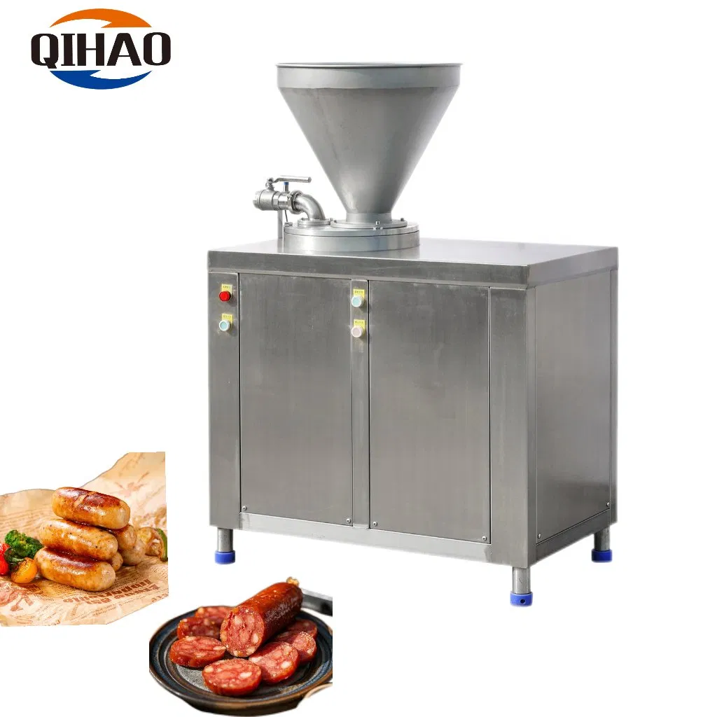 Máquina de Encher Salsichas Elétrica Pneumática Comercial com Torcedor