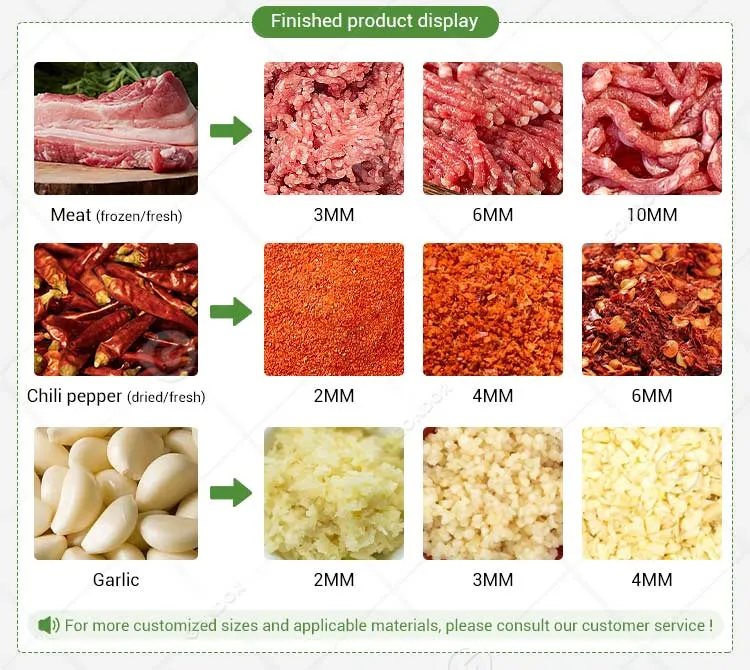 Detalhe do Triturador de Carne 7