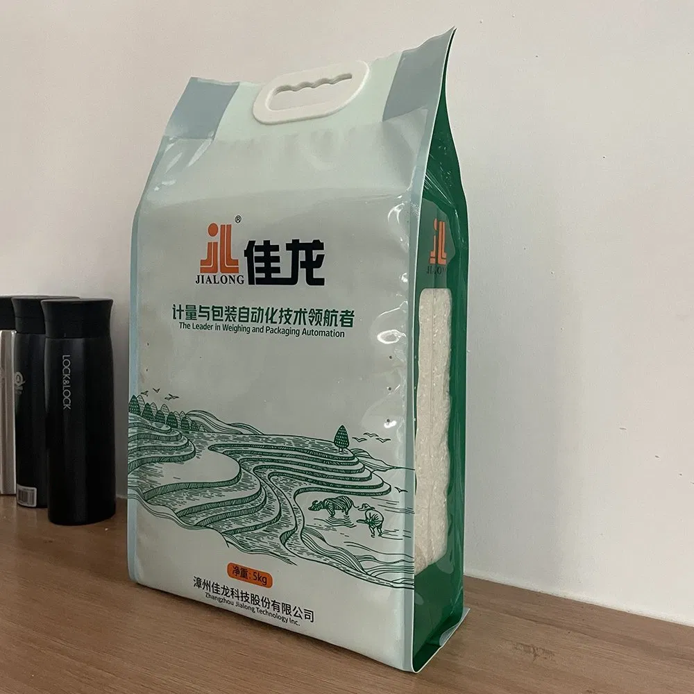 Equipamento de Embalagem Secundária para Tijolos de Arroz a Vácuo