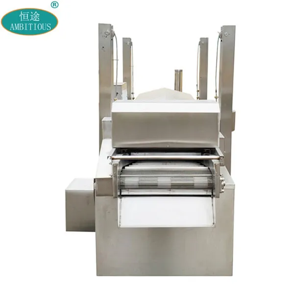 Máquina de Fritura por Correia Fritadeira de Óleo Contínua Sistema Automático de Fritura de Farsan