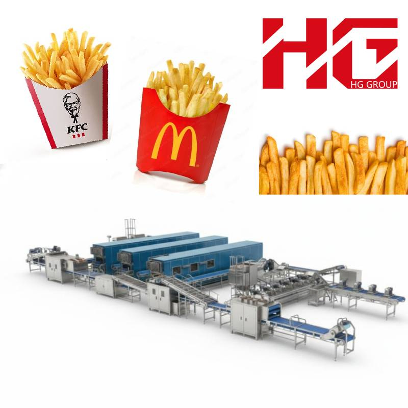 Fritadeira Frita Contínua Automática para Batatas Fritas