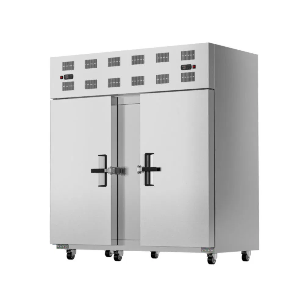 Congelador comercial de ar refrigerado resistente à ferrugem para cadeias de frango frito