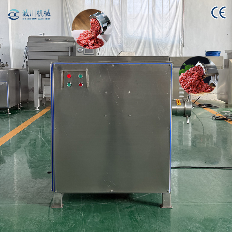 Moedor de Carne Industrial Totalmente Automático Garante Saída Uniforme e Sem Resíduos de Carne