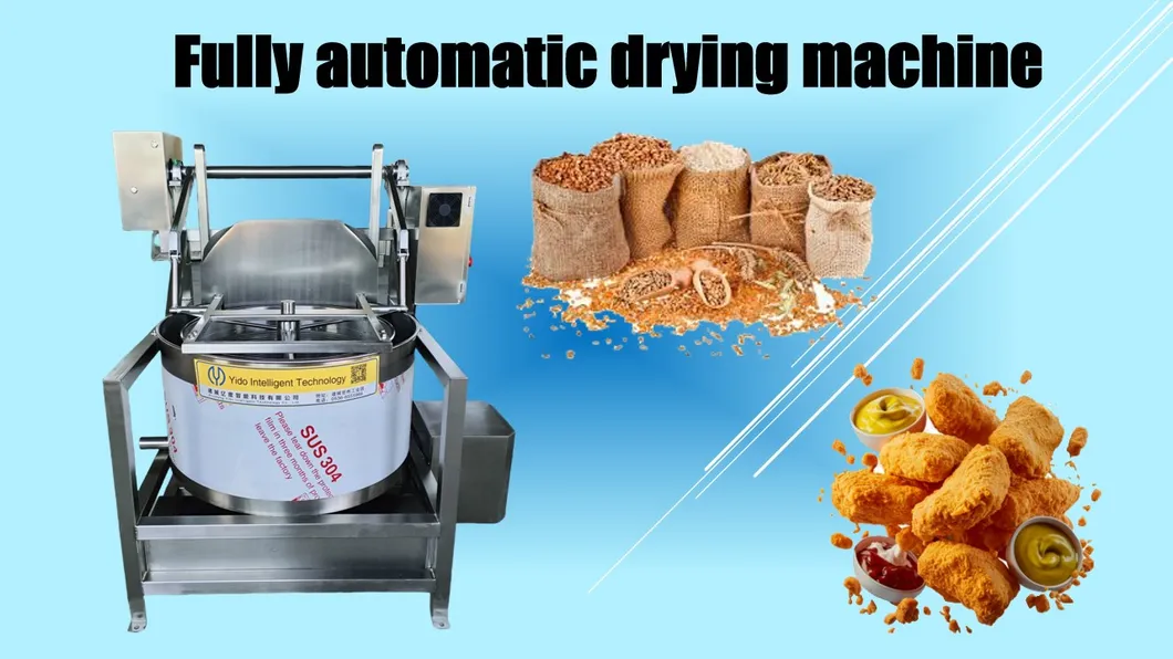Desidratador Industrial de Alimentos para Batatas Fritas, Chips, Desengorduramento e Secagem de Vegetais
