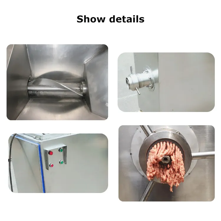 Detalhes do Moedor de Carne Congelada Comercial Barato Moedor de Carne Caseiro