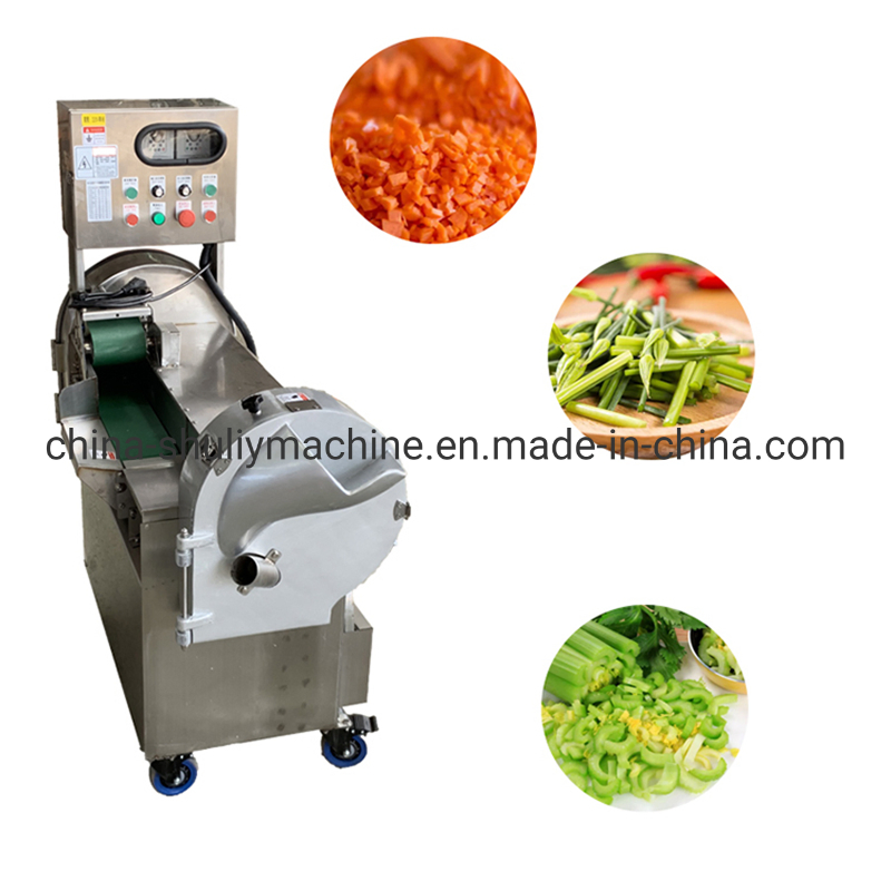 Máquina Industrial de Corte em Fatias e Cubos de Legumes, Cenoura, Cebola e Batata Chips
