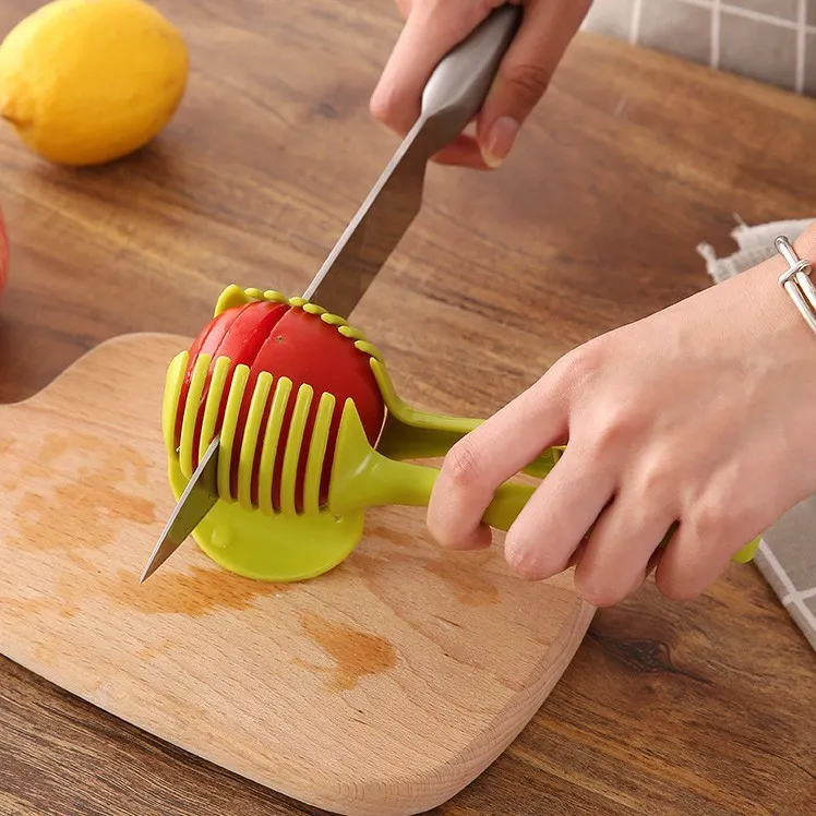 Cortador Multifuncional Portátil de Frutas e Legumes para Cortar Laranja e Limão, Slicer de Cozinha