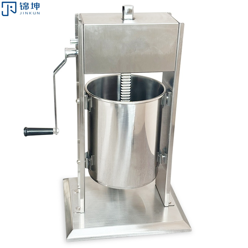Fábrica Jinkun Outlet Comercial 10L Máquina de Encher Salsichas Manual para Restaurante