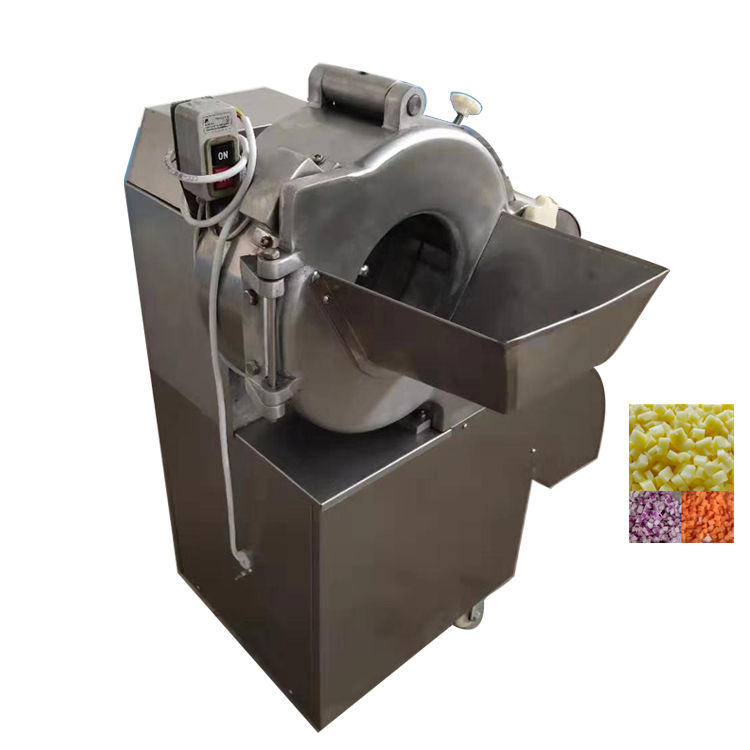 Máquina Industrial de Dicer de Manga e Legumes Máquina de Corte de Batata em Cubos
