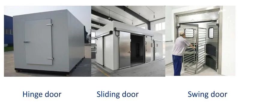 A porta da sala fria tipo - Congelador comercial de alta qualidade