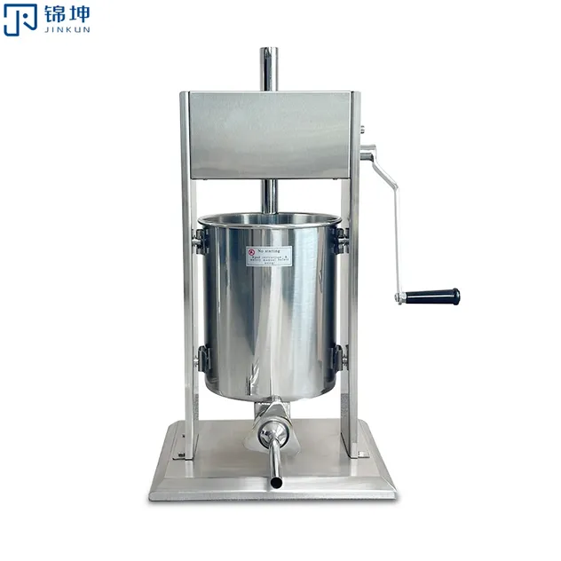 Máquina de Encher Salsichas Manual 10L Comercial para Restaurante - Detalhe 1