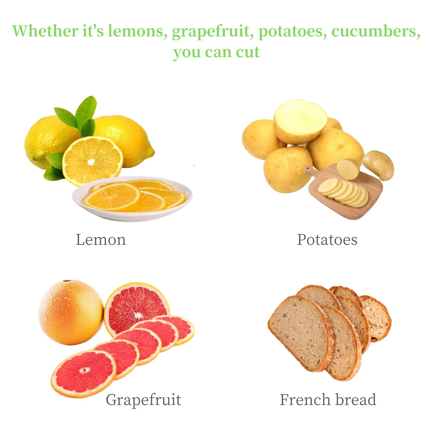Manual de Casa Cortador de Frutas e Legumes Cortador de Cebola Batata Limão Cortador de Cozinha