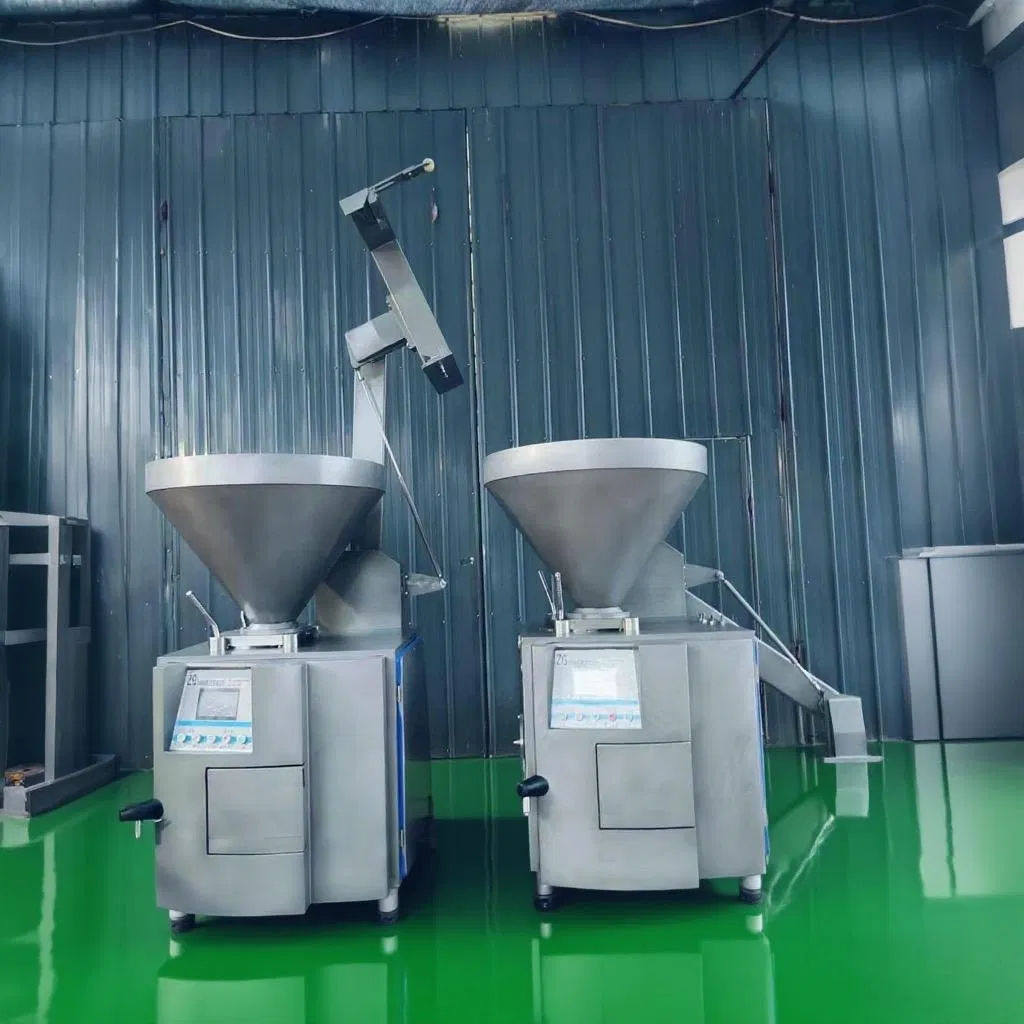 Interface Amigável para o Operador Máquina de Enchimento de Linguiça Comercial com Cortador de Linguiça