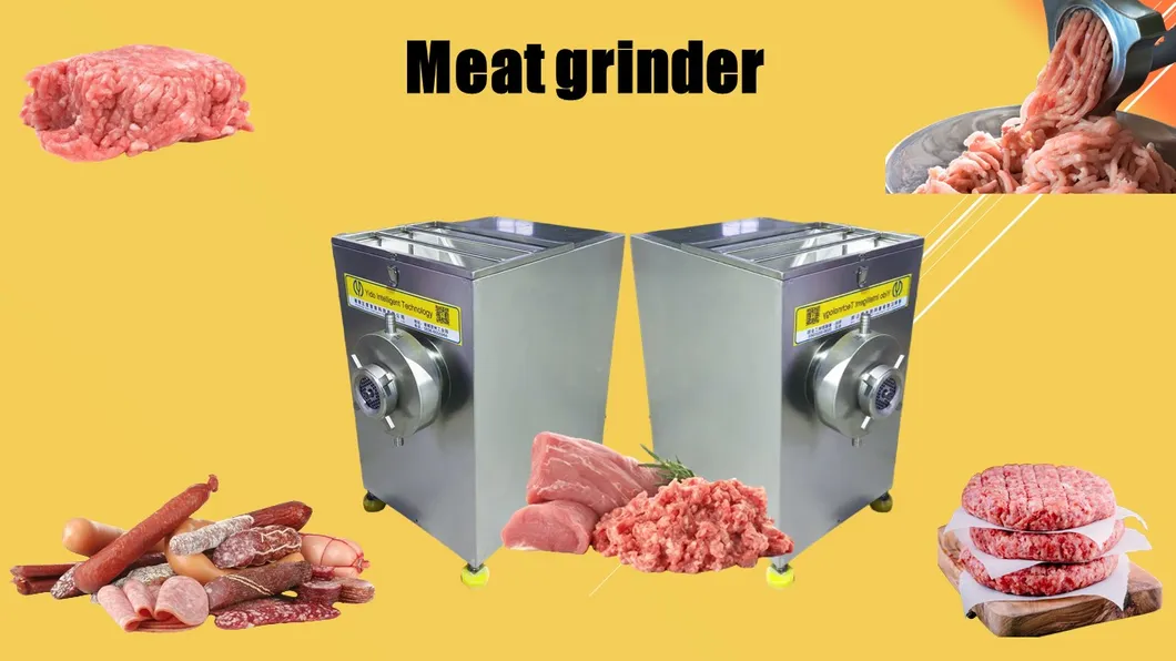 Moedor de Bloco de Carne Congelada Comercial Industrial 1t-3t Triturador de Ossos de Frango Picador para Processamento de Carne